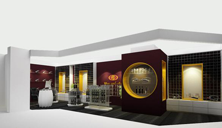 Thiết kế showroom rượu chỉ với 40m2