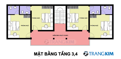 Thiết kế nhà ở gia đình kết hợp kinh doanh nhà nghỉ