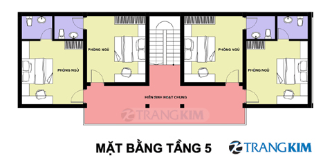 Thiết kế nhà ở gia đình kết hợp kinh doanh nhà nghỉ