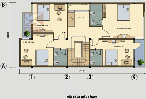 Tư vấn kiến trúc biệt thự 8.4x18.2m