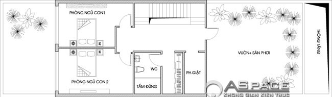 Thiết kế nhà 3 tầng trên đất 7x24m