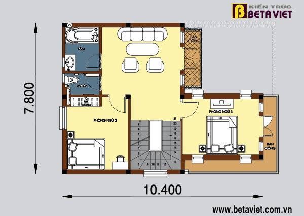 Tư vấn thiết kế nhà Biệt thự tiết kiệm