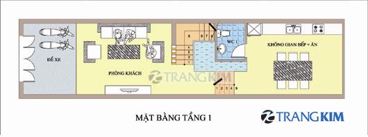 Tư vấn thiết kế nhà phố diện tích 4x17m2 