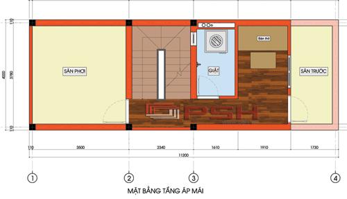 Xây nhà phố 5 tầng vừa ở vừa kinh doanh 