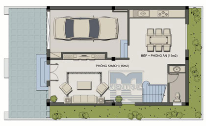 Thiết kế nhà 70m2