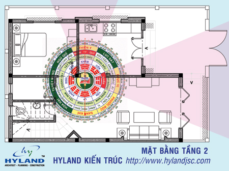 Thiết kế biệt thự 2 tầng tại khu đô thị Mỹ Đình