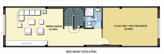 Thiết kế nhà 3 tầng tuổi ất mão