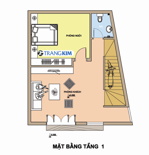 Tư vấn thiết kế kiến trúc nhà ở trên đất méo