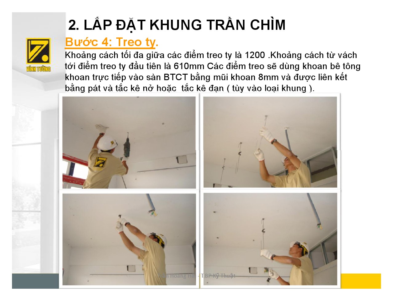 Hướng dẫn thi công trần chìm-7