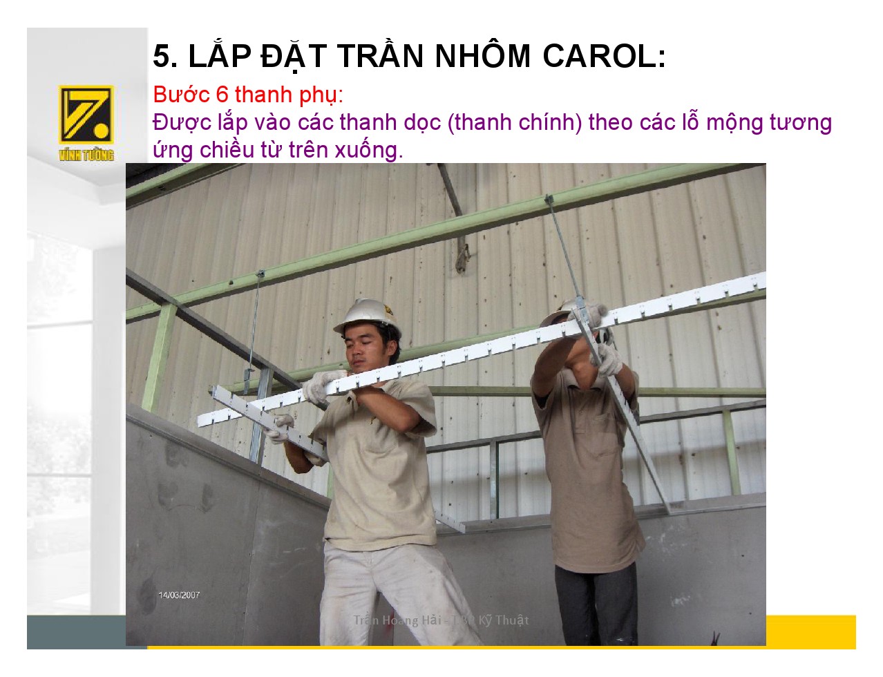 thi công trần nhôm carol-9