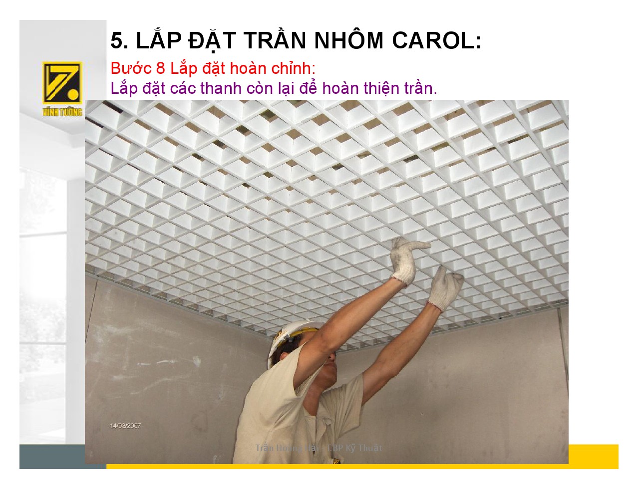 thi công trần nhôm carol-11