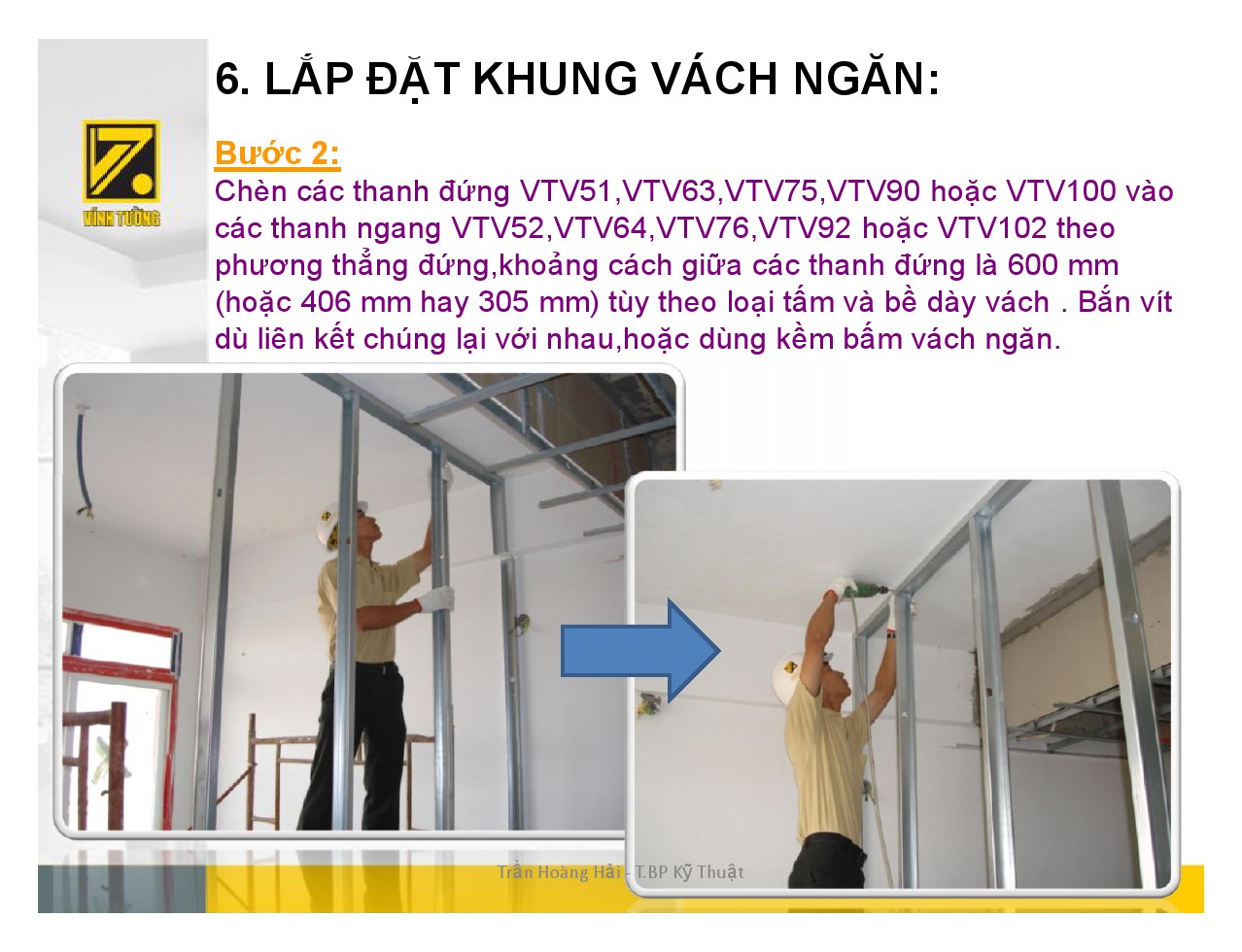 hướng dẫn thi công khung vách ngăn-5