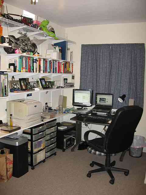 Home Office Interior Complete and Simple