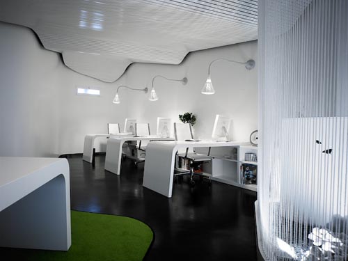 Modern Line Office Interior Design Ideas View
