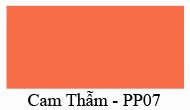 Mầu màu Cam thẫm PP07 Nội thất 190