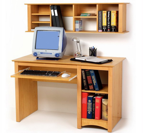 Modern Wood Computer Desk Image