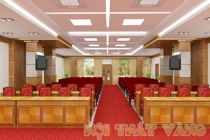 Thiết kế và thi công nội thất trường Đại học KTQD