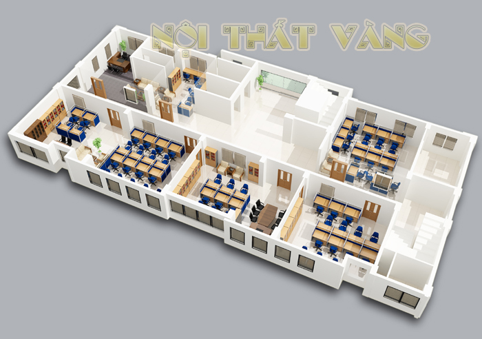 Thiết kế và thi công nội thất cục thuế Vinh