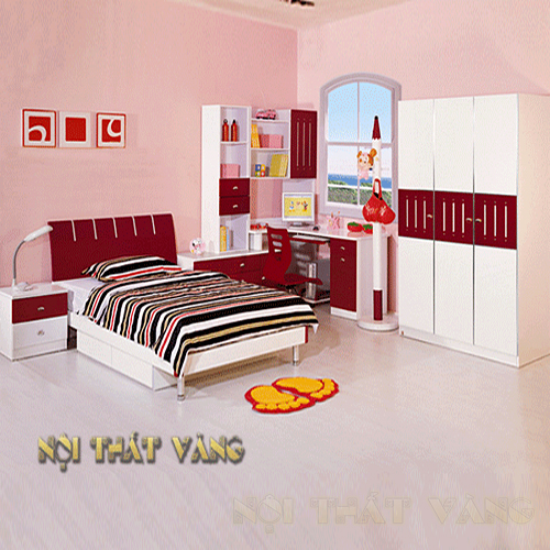 Bộ giường tủ trẻ em GTE07