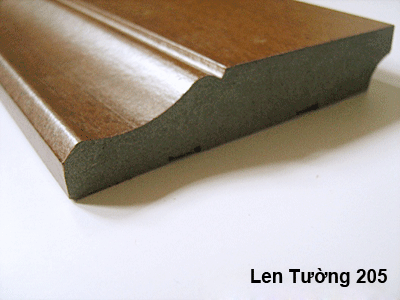 Len tường xám 